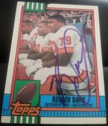 1990 Topps Reuben Davis, 1of2