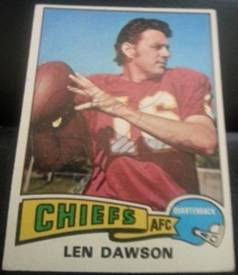 1975 Topps Len Dawson, 1of2