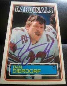 1983 Topps Dan Dierdorf, 1of2