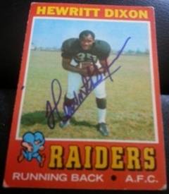 1971 Topps Hewritt Dixon, 1of2