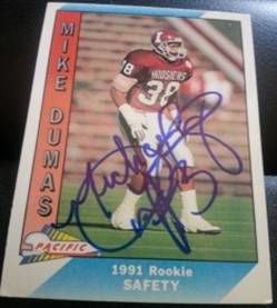 1991 Rookie Mike Dumas, 1of2