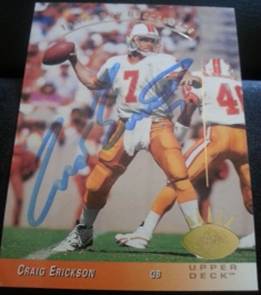 1993 Upper Deck Craig Erickson, 1of2