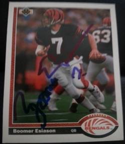 1991 Upper Deck Boomer Esiason, 1of2