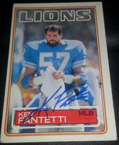 1983 Topps Ken Fantetti, 1of2