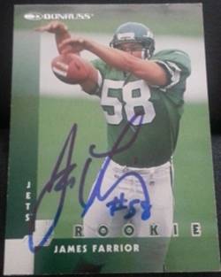 1997 Donruss Rookie James Farrior, 1of2