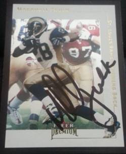 2001 Fleer Marshall Faulk, 1of2