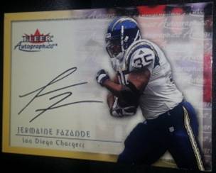 2000 Fleer Jermaine Fazande, 1of2