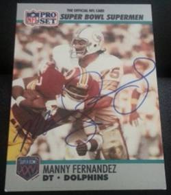 1990 Pro Set Manny Fernandez, 1of2