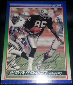 1990 Score Mervyn Fernandez, 1of2