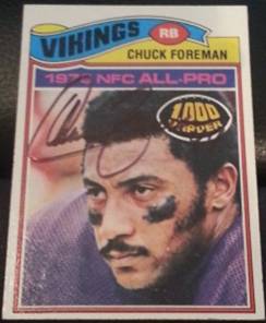 1977 Topps Chuck Foreman, 1of2