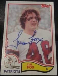 1982 Topps Tim Fox, 1of2