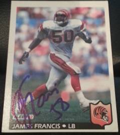 1992 Fleer James Francis, 1of2