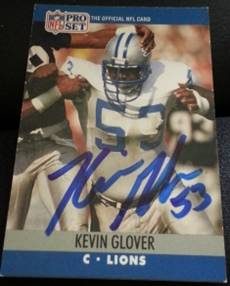 1990 Pro Set Kevin Glover, 1of2