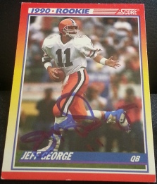 1990 Score Rookie Jeff George, 1of2