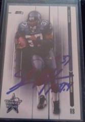 2003 Shaun Alexander signed card, 1of2