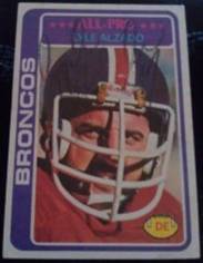 1978 Topps Lyle Alzado signed card, 1of2