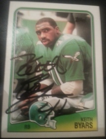 1988 Topps Keith Byars, 1of2