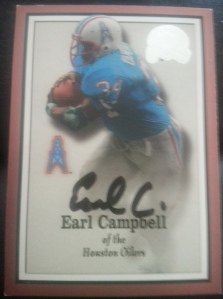 2000 Fleer Earl Campbell, 1of2