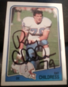 1988 Topps Ray Childress, 1of2