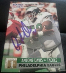 1991 Pro Set Antone Davis, 1of2