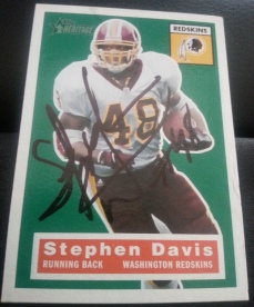 2001 Topps Stephen Davis. 1of2