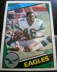 1984 Topps Herman Edwards, 1of2