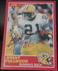 1989 Score Brent Fullwood, 1of2