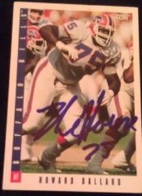 1993 Score Howard Ballard signed card, 1of2