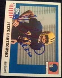 2005 Topps Steve Bartkowski signed card, 1of2