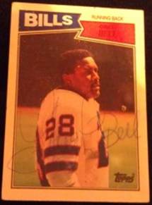 1987 Topps Greg Bell signed card, 1of2