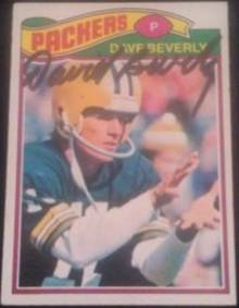 1977 Topps Dave Beverly signed card, 1of2