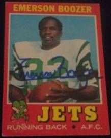 1971 Topps Emerson Boozer signed card, 1of2