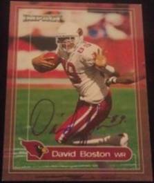 2000 Fleer David Boston signed card, 1of2