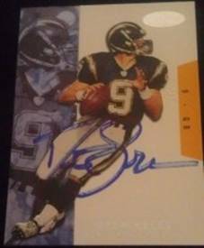 2003 Fleer Drew Brees signed card, 1of2