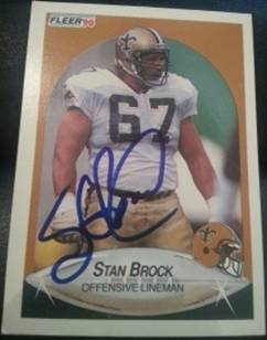 1990 Fleer Stan Brock, 1of2