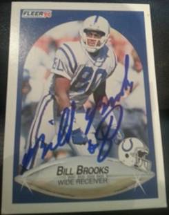 1990 Fleer Bill Brooks, 1of2