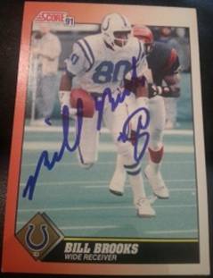 1991 Score Bill Brooks, 1of2