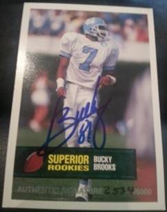 1994 Rookie Bucky Brooks, 1of2