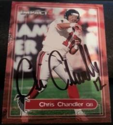 2000 Fleer Chris Chandler, 1of2