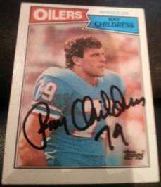 1987 Topps Ray Childress, 1of2