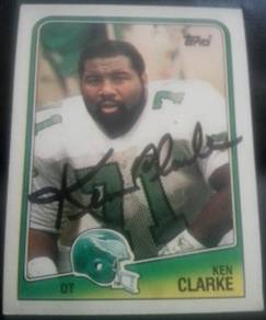 1988 Topps Ken Clarke, 1of2