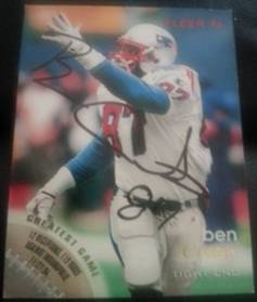 1996 Fleer Ben Coates, 1of2