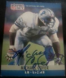 1990 Pro Set Michael Cofer, 1of2