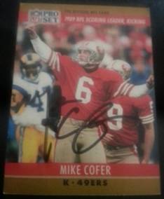 1990 Pro Set Mike Cofer, 1of2