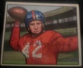 1950 Bowman Charlie Conerly, 1of2