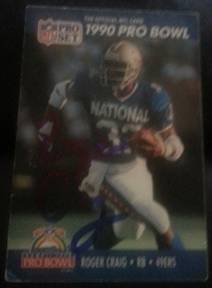 1990 Pro Set Pro Bowl Roger Craig, 1of2