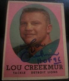 1958 Topps Lou Creekmur, 1of2