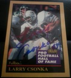 1991 Pro Football HOF Larry Csonka, 1of2