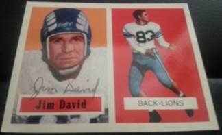 1957 Topps Reprint Jim David, 1of2